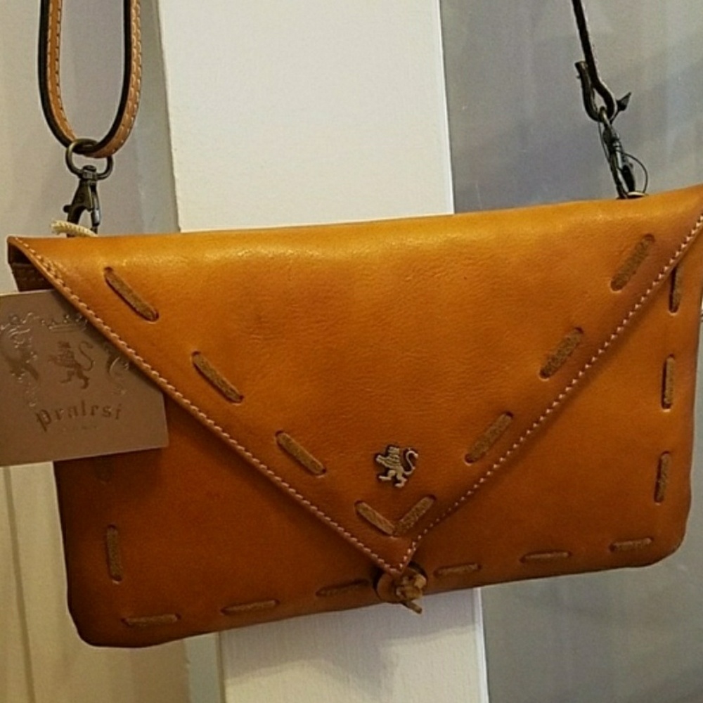 Pratesi Italian leather crossbody bag